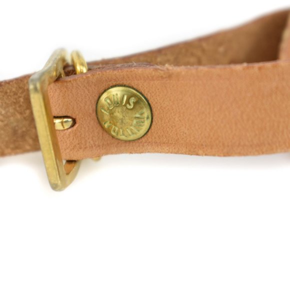 LOUIS VUITTON: Tan, Vachetta Leather & Logo, Luggage Tag & Keepall Set (sb) - Picture 5 of 5